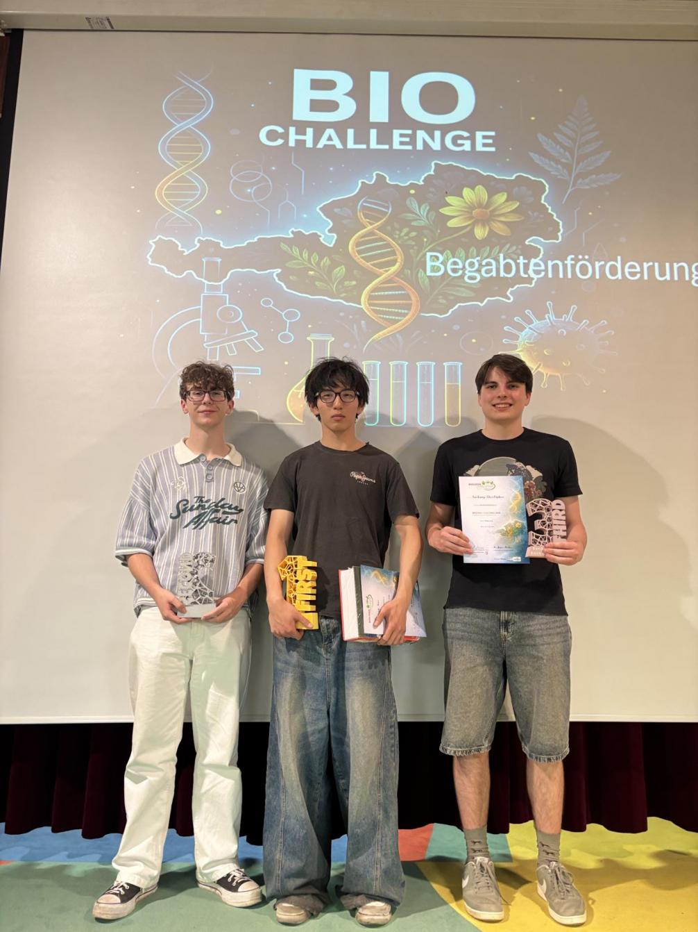 Die Gewinner der Bio-Challenge 2026.