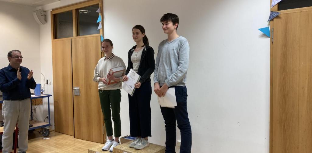 Siegerehrung und Preis-Übergabe