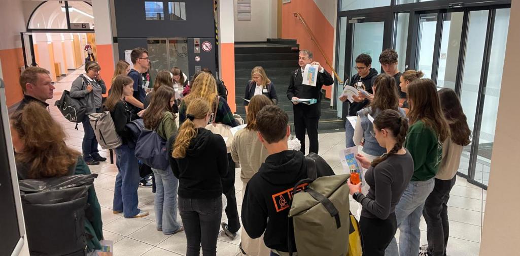 letzte Instruktionen vor dem Wettbewerb